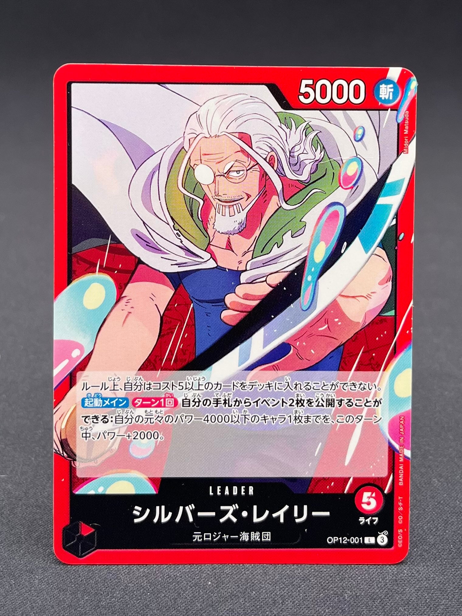OP12-001 - Silvers Rayleigh