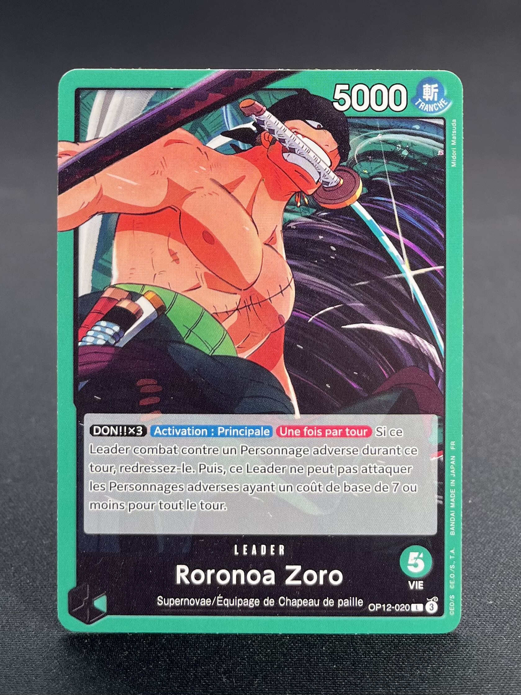 OP12-020 - Roronoa Zoro